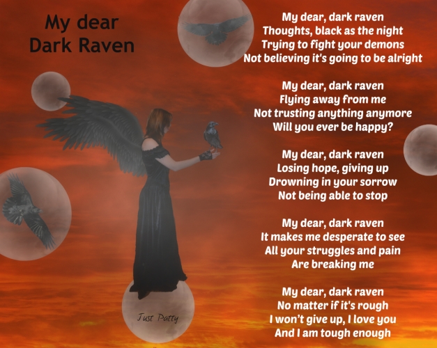 My dear dark raven