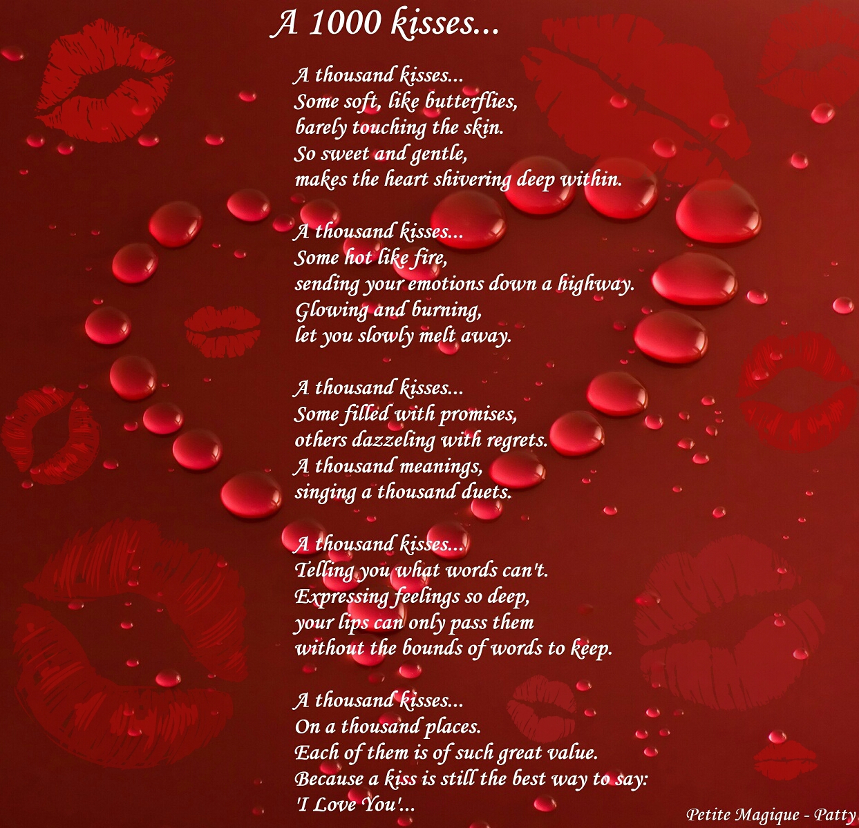 a 1000 kisses